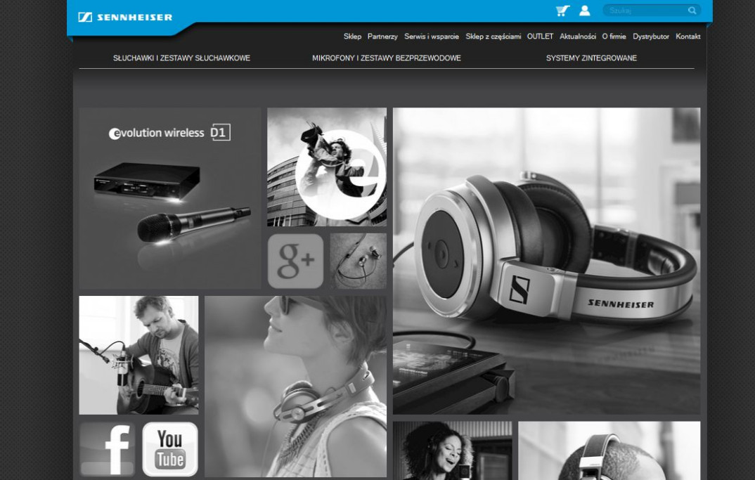 Nowy sklep internetowy sennheiser.pl