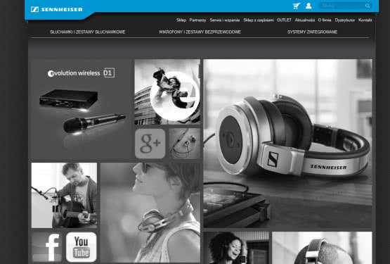 Nowy sklep internetowy sennheiser.pl