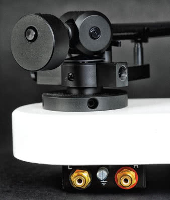 Wygodny panel z wtykami RCA oraz bolcem uziemienia,
a w komplecie para porządnych interkonektów.