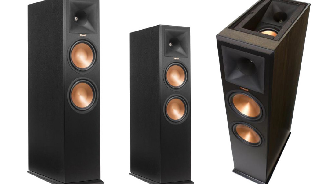 Kolumny Klipsch RP-280FA z monitorem do Dolby Atmos