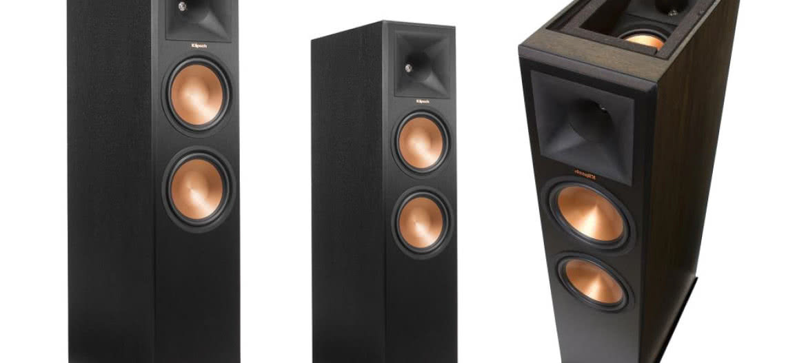 Kolumny Klipsch RP-280FA z monitorem do Dolby Atmos