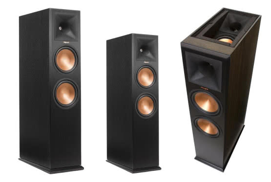 Kolumny Klipsch RP-280FA z monitorem do Dolby Atmos