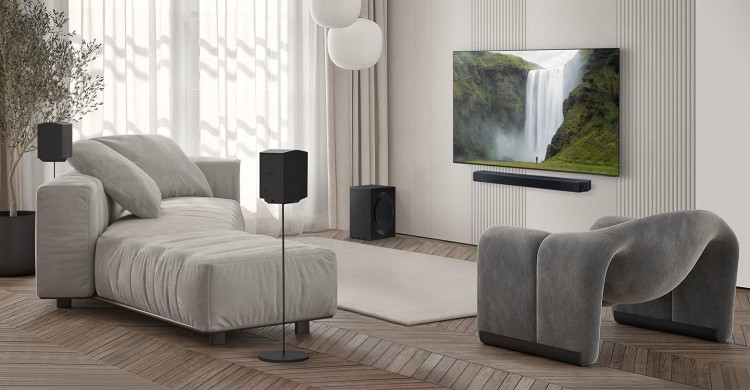 Soundbary ultra slim Samsunga 2025 - AI i Dolby Atmos