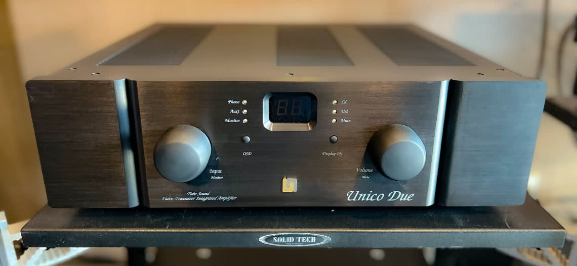 Prezentacja wzmacniacza Unison Reseach Unico Due w salonie Q21