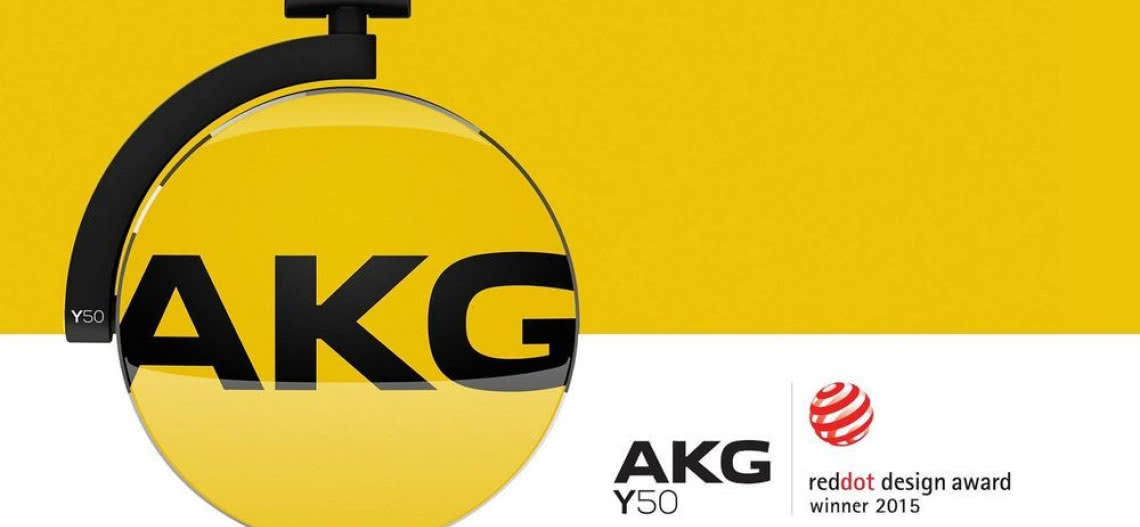 Słuchawki AKG Y50 otrzymały nagrodę Red Dot 2015