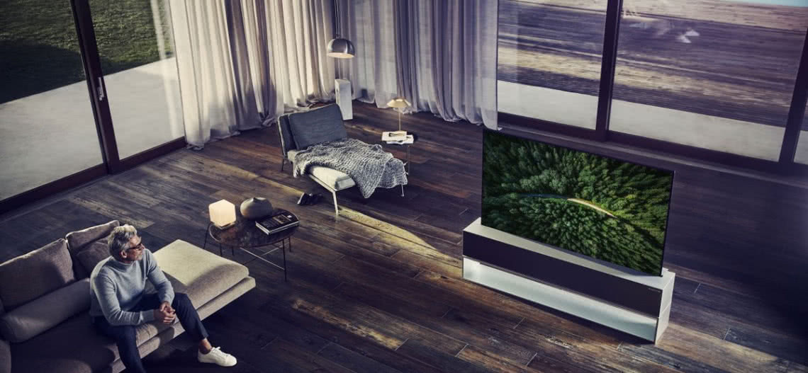 Rolowany telewizor LG SIGNATURE OLED R