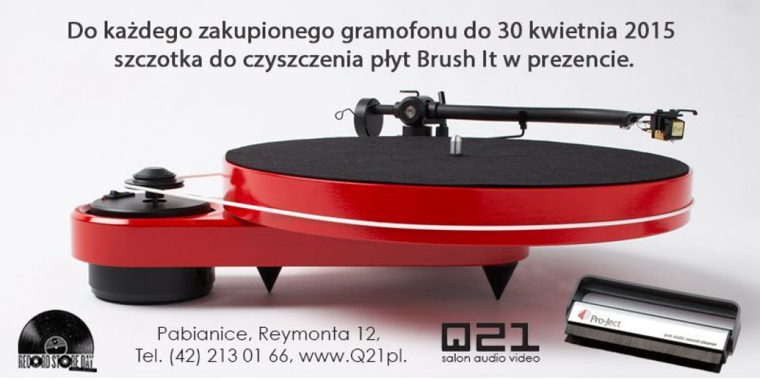 Gramofony z prezentami, czyli Record Store Day w salonie Q21