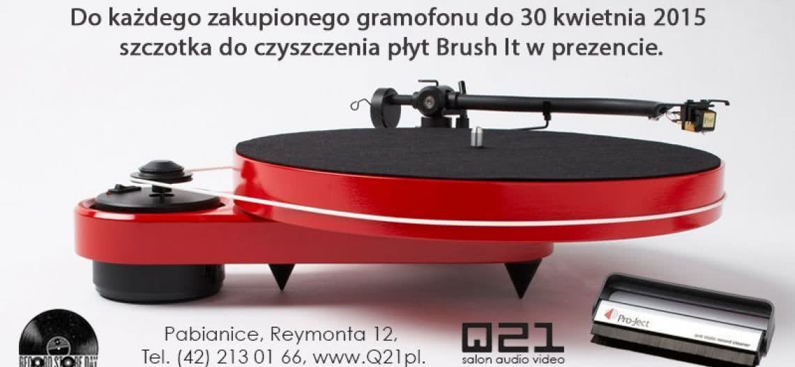 Gramofony z prezentami, czyli Record Store Day w salonie Q21
