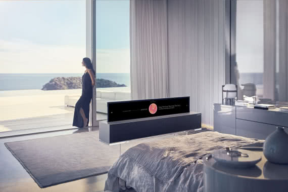 LG SIGNATURE OLED R - tryb Line View