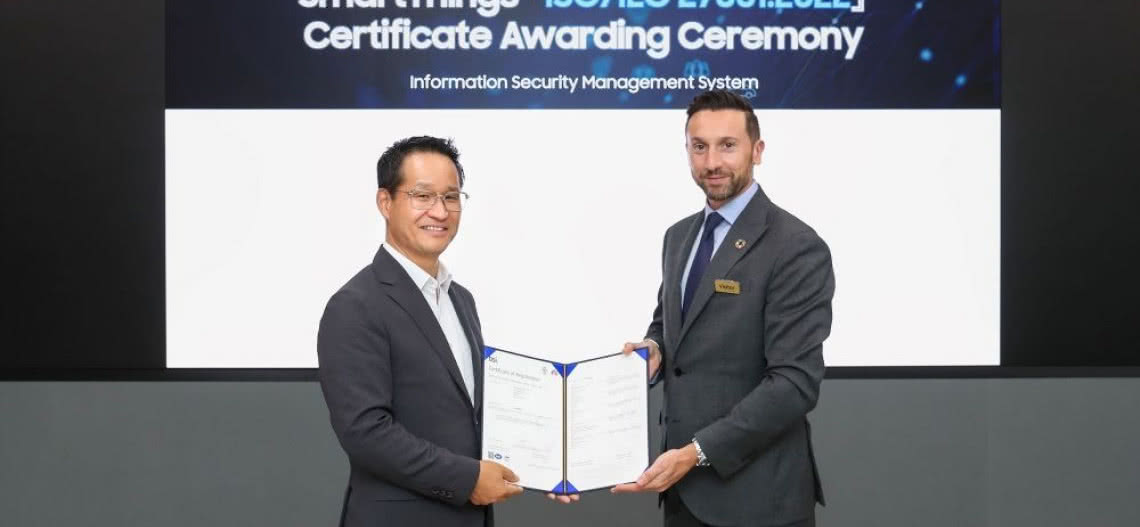 Aplikacja SmartThings otrzymała międzynarodowy certyfikat ISO 27001