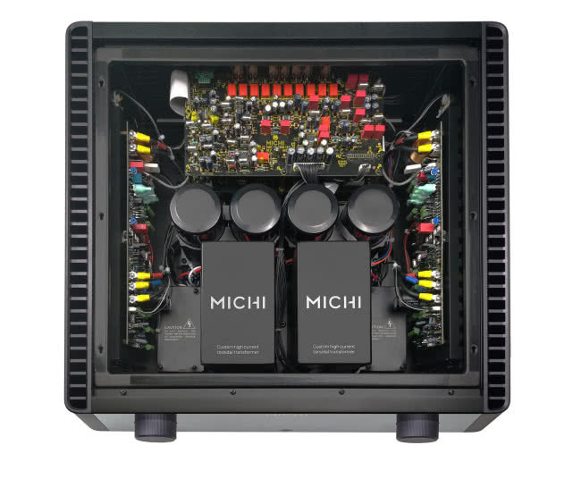 Wzmacniacz zintegrowany Rotel Michi X5 Series 2 - wnętrze