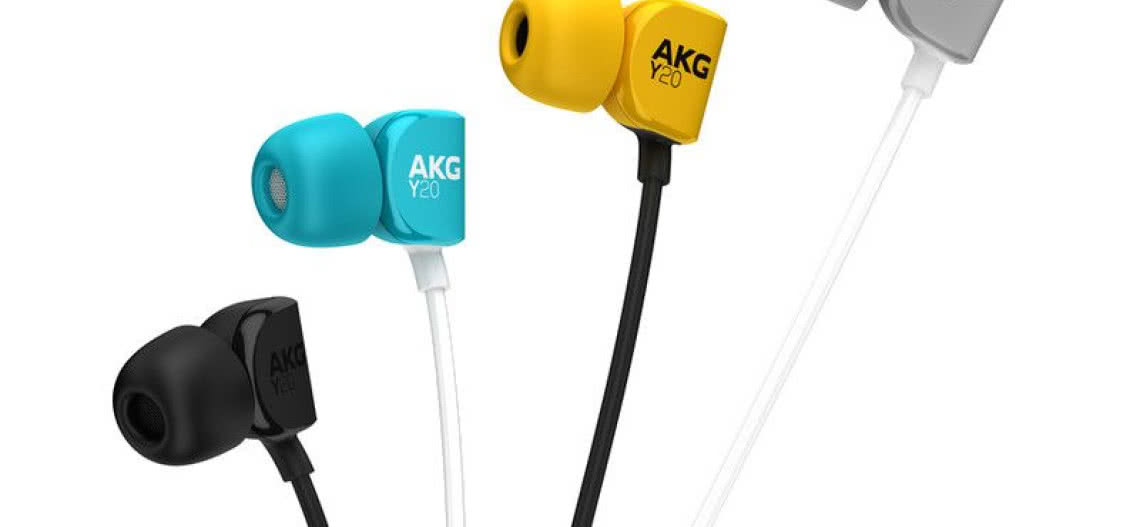 Słuchawki douszne AKG Y20 i Y20U