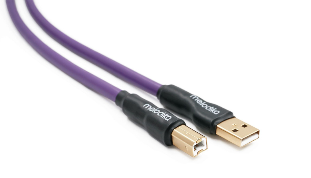 Melodika MDUAB Purple Rain: kabel USB typu A-B do przetworników DAC