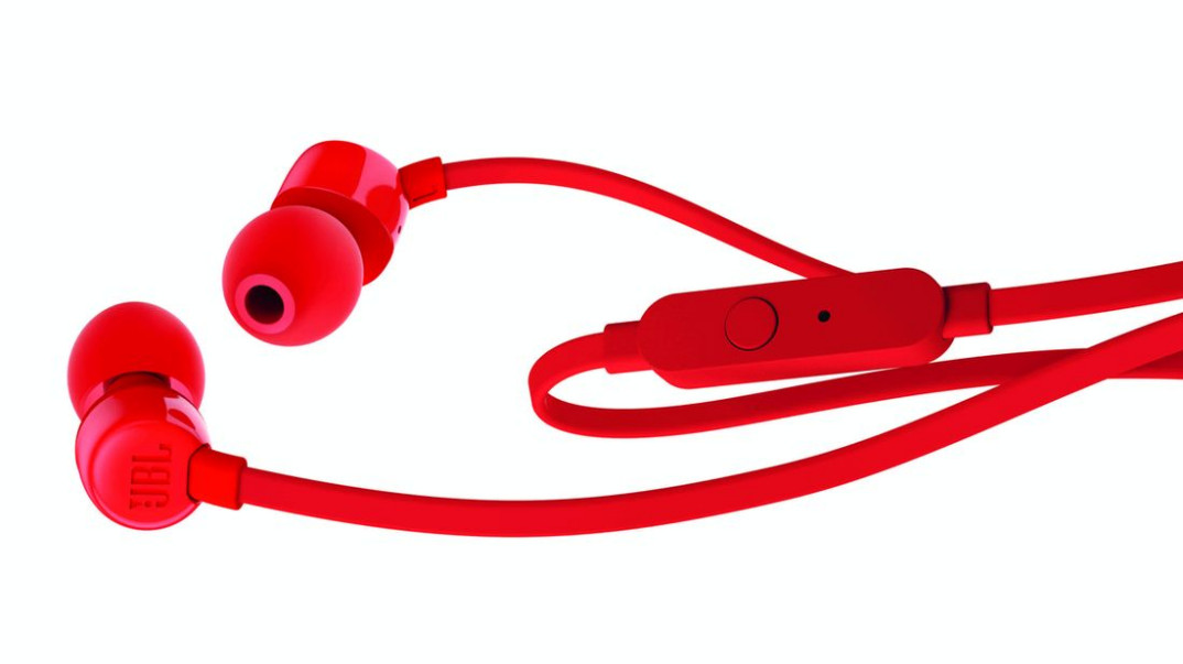 Słuchawki JBL T110 w kolorze czerwonym