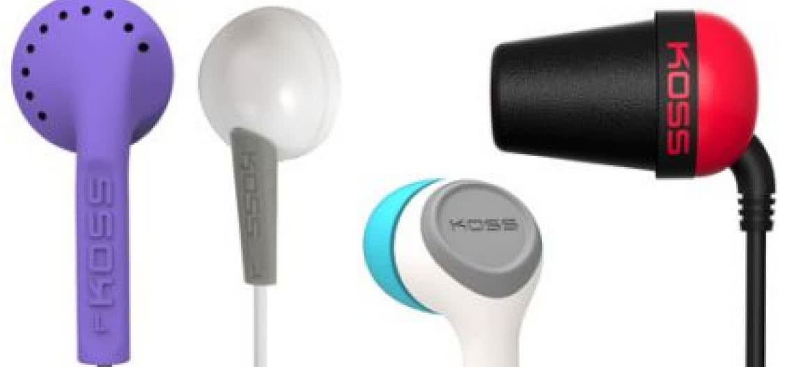 Nowe douszne słuchawki Koss