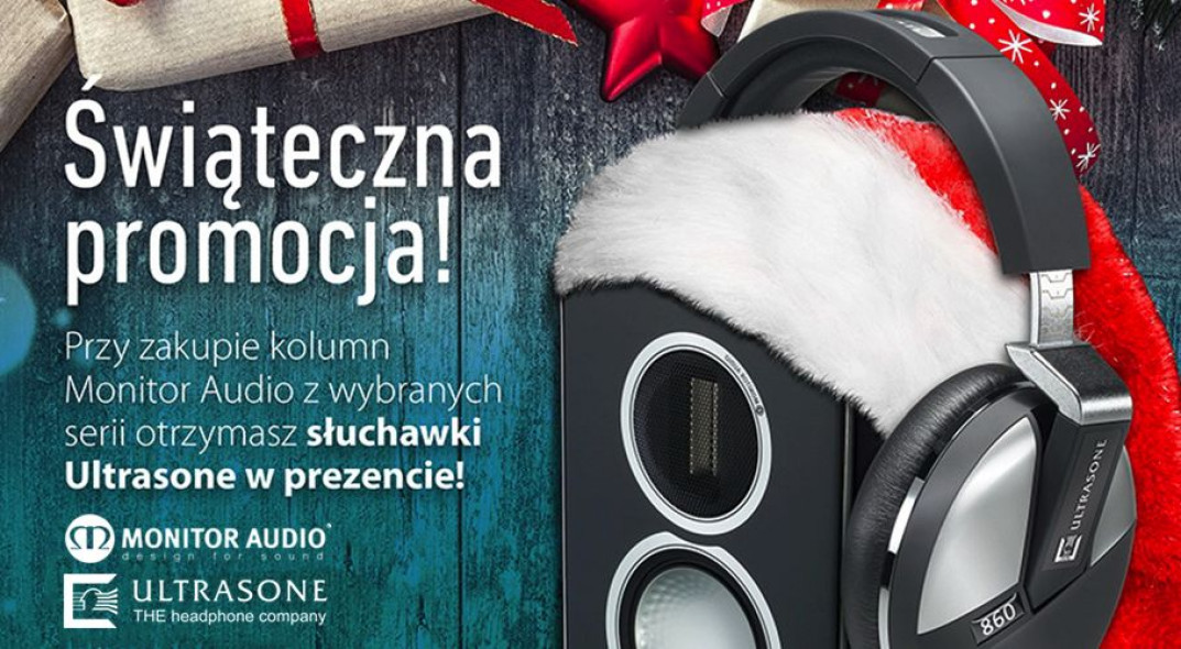Promocja w Słuchawki Ultrasone w prezencie do wybranych modeli kolumn Monitor Audio