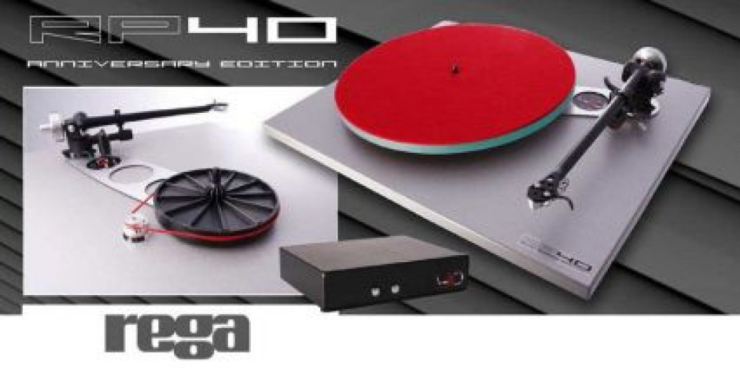 Limitowana wersja gramofonu Rega RP40 Anniversary Edition w salonie Q21
