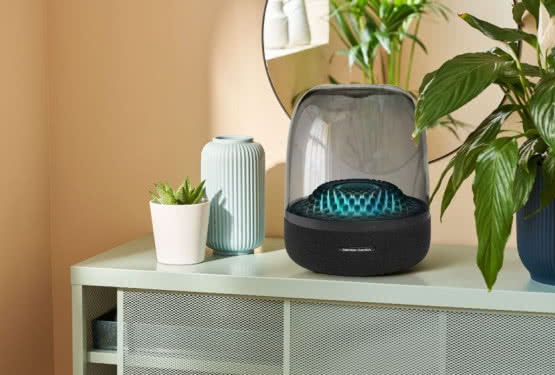 Harman Kardon Aura Studio 4 - głośnik bezprzewodowy z efektami świetlnymi i głębokim basem