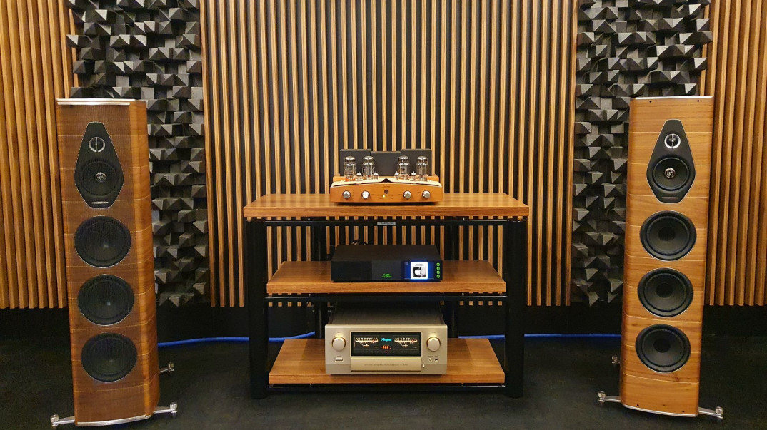 Odsłuchy kolumn Sonus faber Olympica Nova V w salonie audioplaza.pl