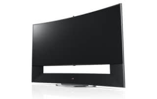 105-calowy zakrzywiony Ultra HD TV od LG