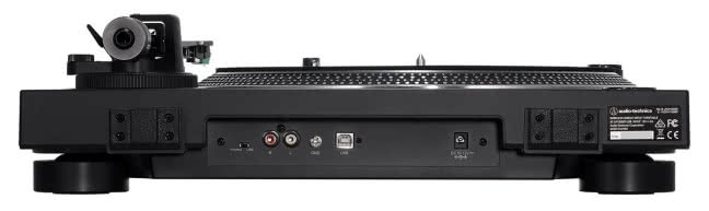 Gramofon Audio-Technica AT-LP120xBT-USB - panel przyłączeniowy