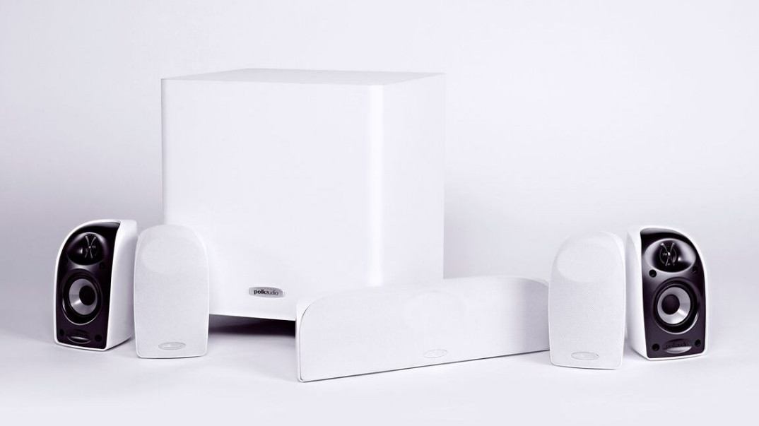 Kolumny Polk Audio TL1700 w białym kolorze