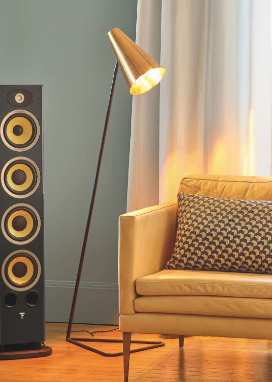 Limitowana wersja kolumn Focal Aria 936 K2 w salonie Q21