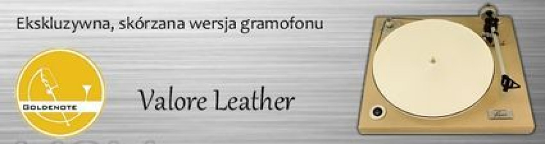 Skórzany gramofon Goldenote Valore w salonie Q21