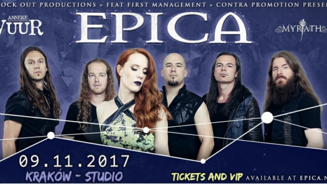 Epica w listopadzie w Krakowie