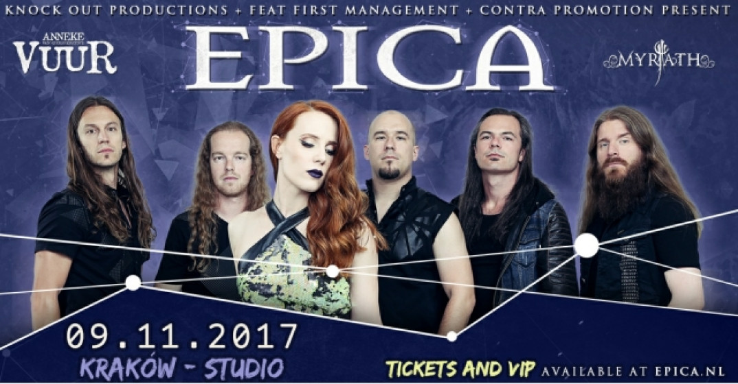Epica w listopadzie w Krakowie