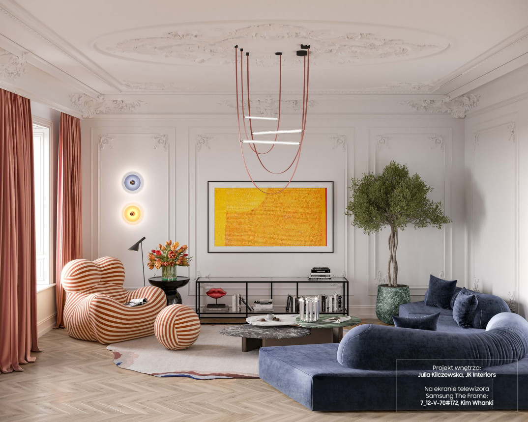 Nowy konkurs Samsunga. Zaprojektuj wnętrze z telewizorem Samsung The Frame i lodówką Bespoke
