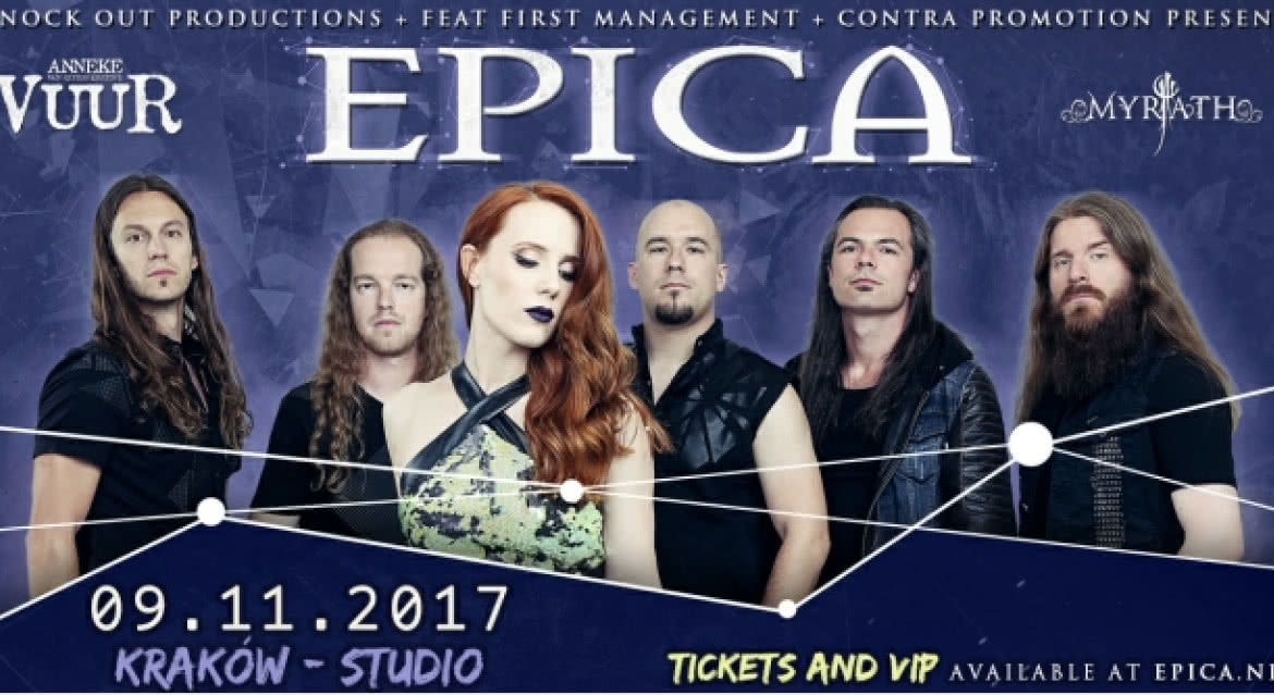 Epica w listopadzie w Krakowie