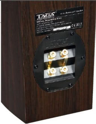 To jedyny w tym teście
przypadek bez bas-refleksu
na tylnej ściance.