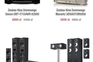 Zestawy głośnikowe i kina domowego taniej w salonach Denon