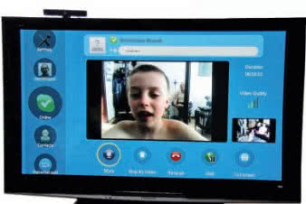 Opcjonalna kamera internetowa
Panasonica do Skype`a jest świetna, ale koszmarnie droga!
Zwykłe kamerki USB są oczywiście niekompatybilne...