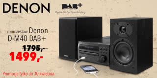 DAB+ w cenie bez DAB, czyli system Denon D-M40 DAB taniej w Q21