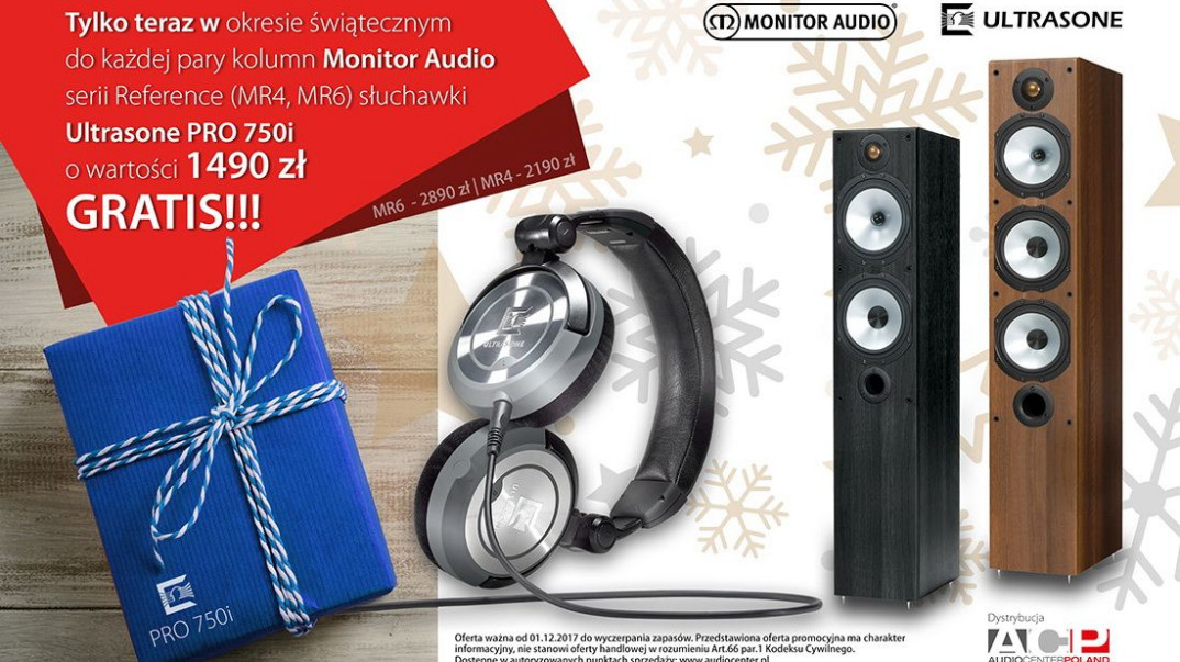 Słuchawki w prezencie przy zakupie kolumn Monitor Audio