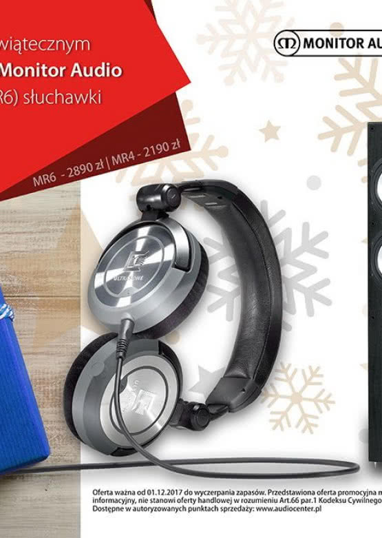 Słuchawki w prezencie przy zakupie kolumn Monitor Audio