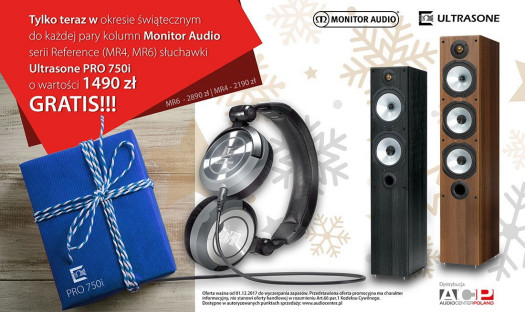 Słuchawki w prezencie przy zakupie kolumn Monitor Audio