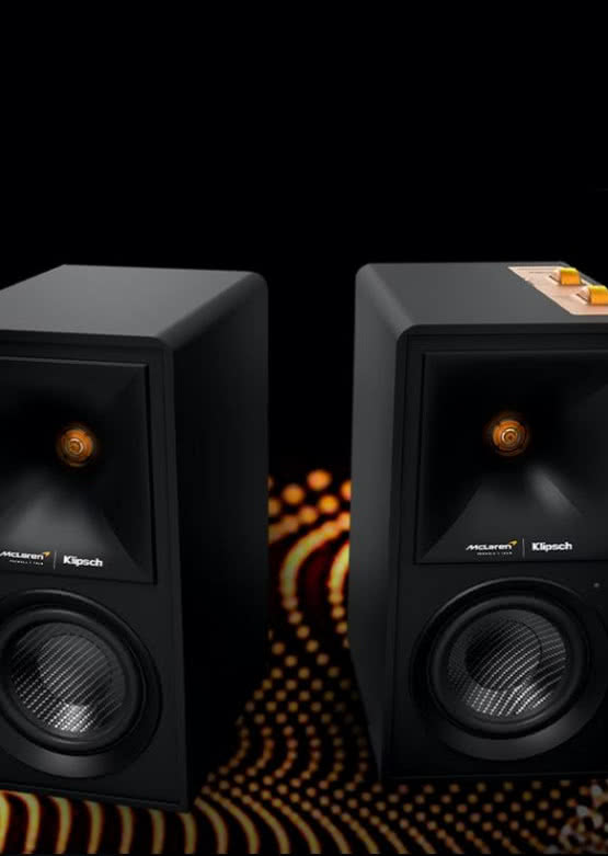 Kolumny aktywne Klipsch The Fives McLaren Edition w salonie Q21