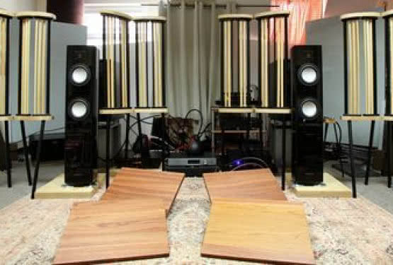 Parawan akustyczny w gdańskim salonie HiFi Ja i Ty