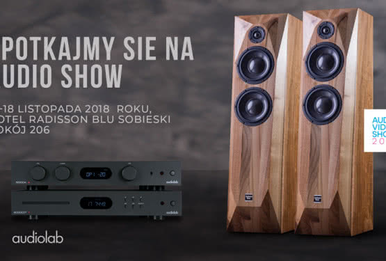 Lewitujący gramofon, kolumny Adam Vox i elektronika Moon - Q21 na Audio Video Show