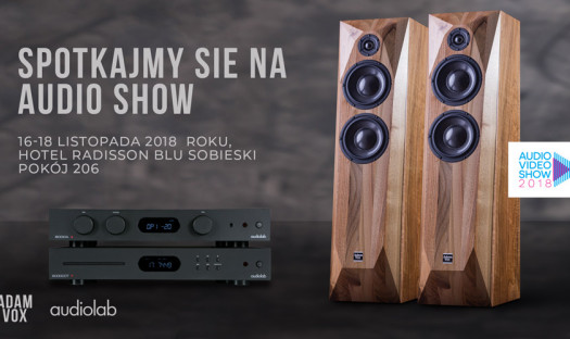Lewitujący gramofon, kolumny Adam Vox i elektronika Moon - Q21 na Audio Video Show