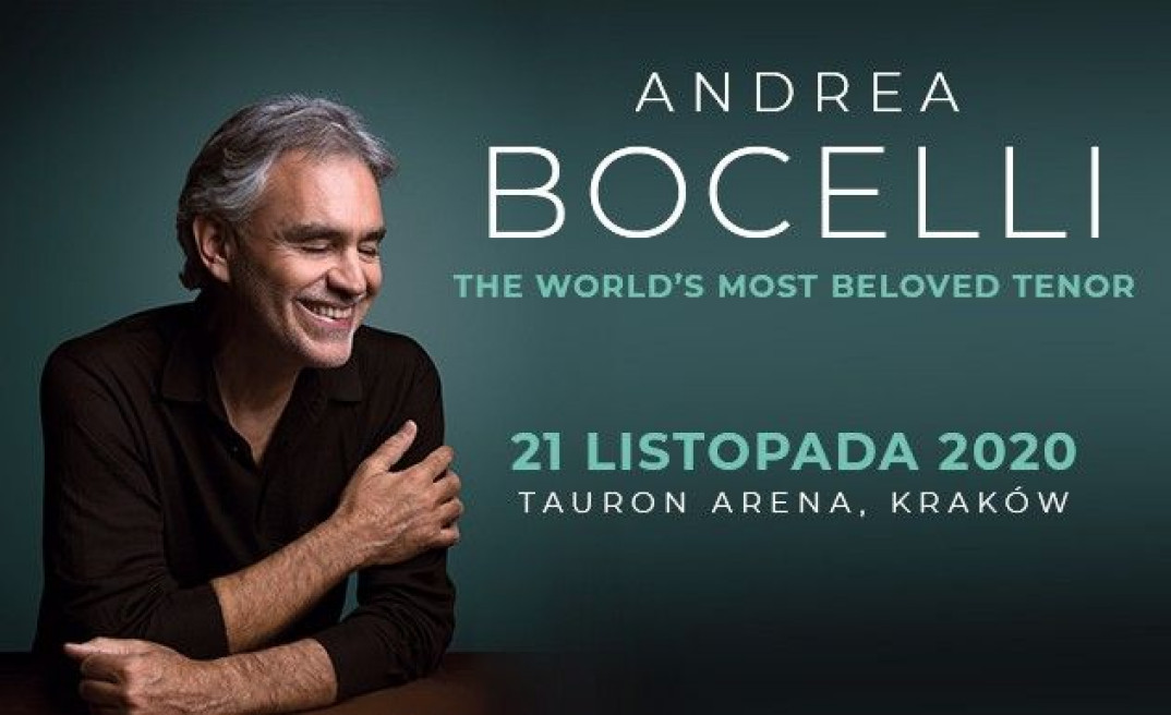 Andrea Bocelli w listopadzie zaśpiewa w Krakowie