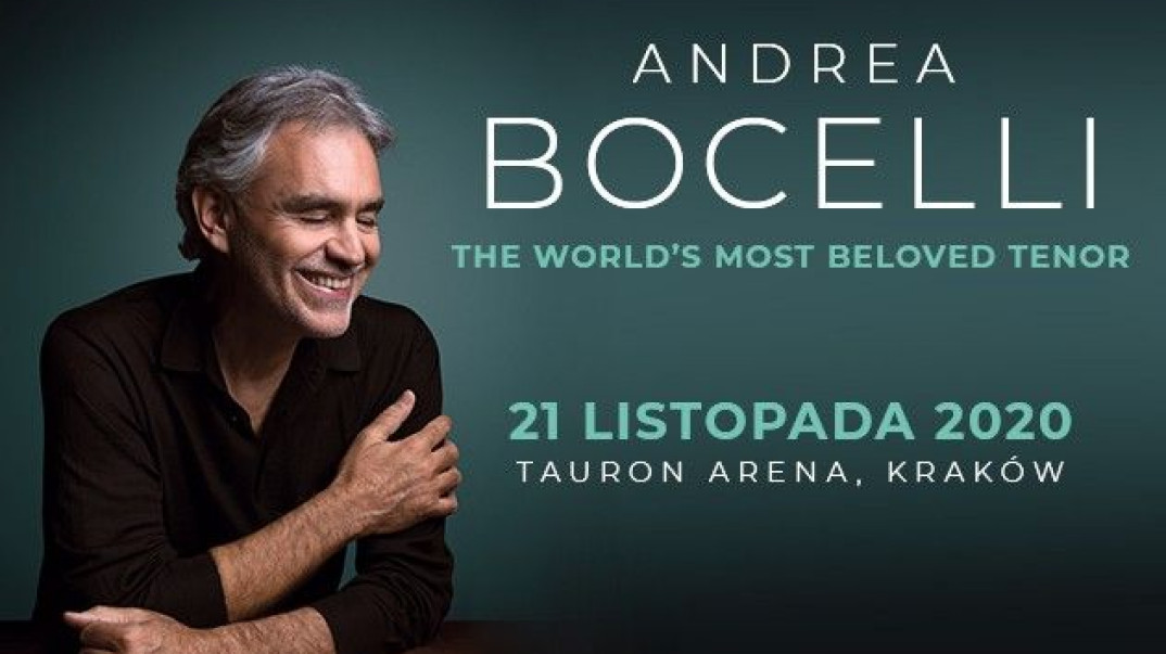 Andrea Bocelli w listopadzie zaśpiewa w Krakowie