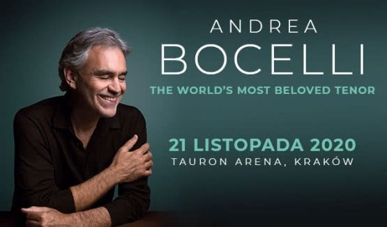 Andrea Bocelli w listopadzie zaśpiewa w Krakowie