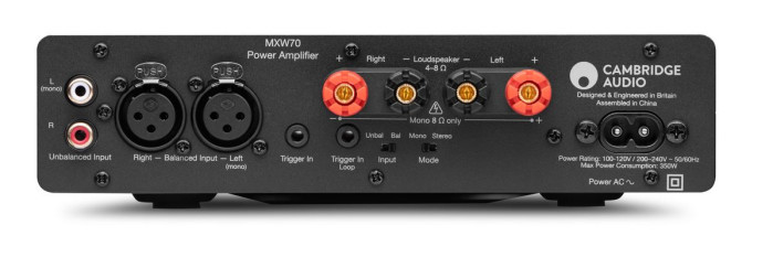 Cambridge Audio MXW70 - tylna ścianka
