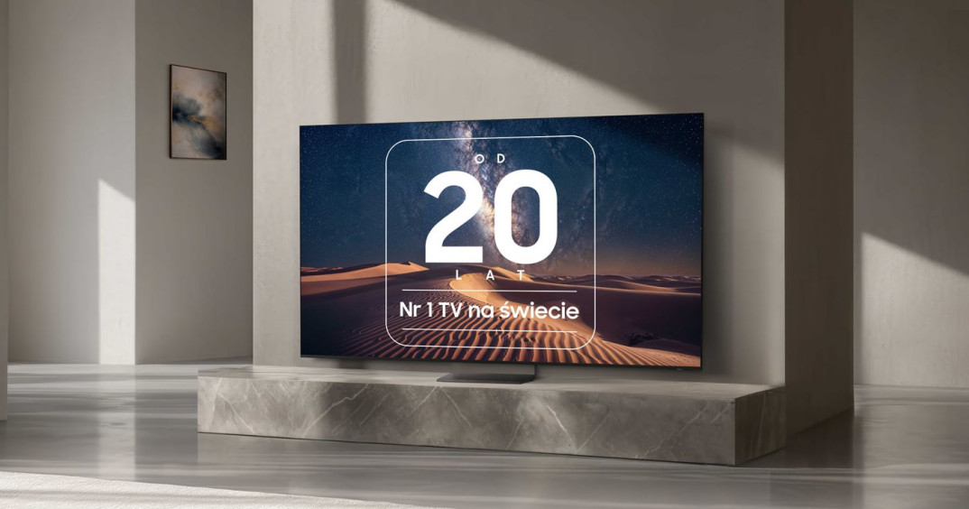 Samsung od 20 lat numerem 1 na światowym rynku telewizorów
