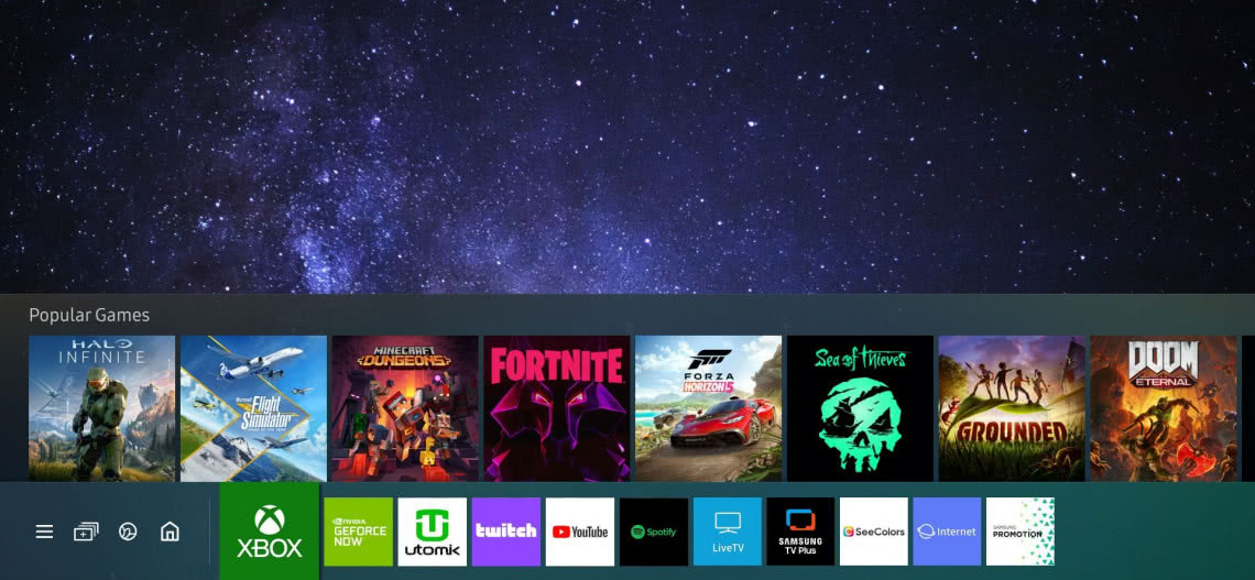 Aplikacja Xbox dostępna na telewizory Samsung z 2021 roku