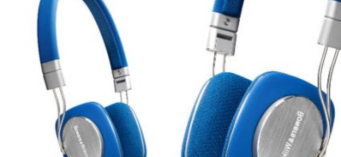 Słuchawki B&W w kolorze blue